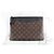 Louis Vuitton Clutch Daily Pouch Black Marrone - vista 2