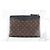 Louis Vuitton Clutch Daily Pouch Black Marrone - vista 8