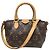 Louis Vuitton Borsa a tracolla Monogram Nano Turenne Marrone