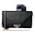 Prada Mini borsa a tracolla Saffiano Chain Nera Nero