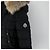 Jaqueta curta acolchoada feminina Moncler Clion com pele de raposa Prata - vista 7