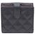 Chanel Portafoglio Flap in Caviar con CC dorato da donna Nero - vista 3