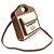 Burberry Mini Tote de bolso em lona de dois tons e couro marrom malte natural - vista 3