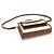 Burberry Mini Tote de bolso em lona de dois tons e couro marrom malte natural - vista 5