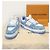 Louis Vuitton Sneakers LV Trainer Maxi in denim monogram blu - vista 8