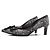 Salvatore Ferragamo Décolleté in tweed Gancini Marrone - vista 3