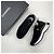 Chanel Sneaker in fibre miste da donna in scamosciato nero - vista 2