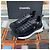 Chanel Sneaker in fibre miste da donna in scamosciato nero - vista 3