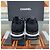 Chanel Sneaker in fibre miste da donna in scamosciato nero - vista 6