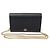 Gucci GG Marmont Mini Chain WOC Clutch Crossbody aus schwarzem strukturiertem Leder