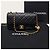 Chanel Mini Classic Goldball New in agnello nero placcato oro - vista 7