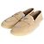 Prada Mocassin en daim beige Marron