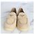 Prada Mocassin en daim beige Marron - vue 5