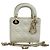 Borsa a tracolla Lady Dior Lady Chain Christian Bianco
