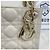 Borsa a tracolla Lady Dior Lady Chain Christian Bianco - vista 3