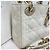 Borsa a tracolla Lady Dior Lady Chain Christian Bianco - vista 4