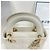 Borsa a tracolla Lady Dior Lady Chain Christian Bianco - vista 5