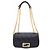 Fendi Borsa a Spalla Baguette in Pelle Nappa con Motivo FF Nero