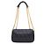 Fendi Borsa a Spalla Baguette in Pelle Nappa con Motivo FF Nero - vista 3
