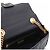 Fendi Borsa a Spalla Baguette in Pelle Nappa con Motivo FF Nero - vista 7