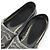 Chanel Sneaker espadrille slip-on in denim Marrone - vista 11
