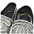 Chanel Sneaker espadrille slip-on in denim Marrone - vista 12