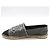 Chanel Sneaker espadrille slip-on in denim Marrone - vista 3
