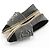 Chanel Sneaker espadrille slip-on in denim Marrone - vista 7