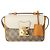 Gucci Mini borsa a tracolla con manico GG Supreme Padlock Marrone