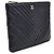Chanel Clutch in Pelle Nera con Borchie e Chevron Nero - vista 4