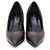 Louis Vuitton Scarpe Stiletto Monogramma Bicolore Nero - vista 2