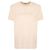 Moncler Baumwoll-T-Shirt mit tonaler Logo-Stickerei Weiß