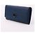 Prada Portafoglio lungo in Saffiano blu con logo triangle - vista 4