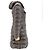 Moncler Hermine Damen Lang Daunenjacke Braun - Ansicht 5