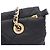 Prada Borsa Tote e Borsa a Spalla in Nylon con Logo Triangle e Catena in Metallo Dorato Nero - vista 4