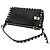 Valentino Borsa a tracolla piccola Rockstud Nero - vista 6