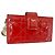 Dior Cartera de tarjetas acordeón en charol rojo Roja - vista 2