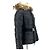 Giacca corta in piumino Moncler Angres Belt Fur Nero - vista 4