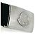 Giacca corta in piumino Moncler Angres Belt Fur Nero - vista 6