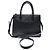Prada Borsa Tote e Borsa a Spalla Saffiano Bibliotek Nero - vista 3