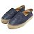 Chanel Espadrilles Slip-On aus dunkelblauem Lammleder für Damen - Ansicht 2