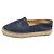 Chanel Espadrilles Slip-On aus dunkelblauem Lammleder für Damen - Ansicht 3
