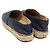 Chanel Espadrilles Slip-On aus dunkelblauem Lammleder für Damen - Ansicht 4