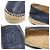 Chanel Espadrilles Slip-On aus dunkelblauem Lammleder für Damen - Ansicht 7