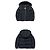 Giacca imbottita in piumino EDUARD Moncler Kids (Navy) Nero - vista 2