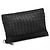 Bottega Veneta Clutch Small in Mesh Intrecciato Nero - vista 2