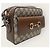 Gucci Piccola borsa a tracolla GG Supreme Horsebit marrone - vista 4