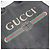 Gucci Web Logo Print Leder Shopper Bag Schwarz - Ansicht 4