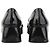 Prada Décolleté in vernice con logo Triangle Taglia Nero - vista 4