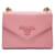 Prada Saffiano Monochrome Chain Schultertasche Rot